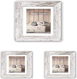 Zep Nelson 6 weiß/braun 13x18 Holz Bilderrahmen