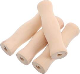 Zerodeko 4er-Set Universal Holzgriffe mit 8mm