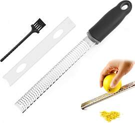 Zester Reibe Edelstahl, Käsereibe Fein mit