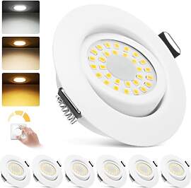 zexhy LED Einbaustrahler Dimmbar LED Spots 230v 5W 