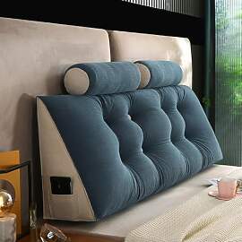 ZF YLYH Keilkissen Lang Rückenkissen für Bett: