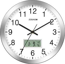 Zgrmbo Funk-Wanduhr (große Funkuhr mit analog