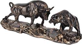 ZHANYUN Wall Street Stier und Bär Statue,