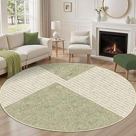 Zhaotingrui Wohnzimmer Teppich Rund 80cm,