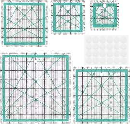 ZHIYUQL® 5 Stück Patchwork Lineal, Quilt