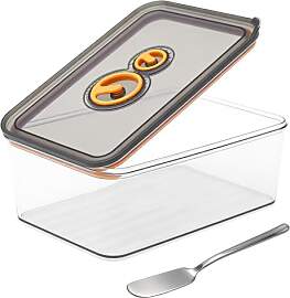 ZHIYUQL® Käsebox Kühlschrank Käsedose PET