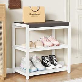ZHOOGE Schuhbank mit Sitzfläche, Sitzbank,