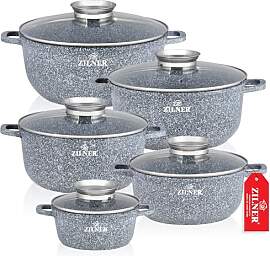 ZILNER® Kochtopf Set Induktion 5-Teilig - Topfset 