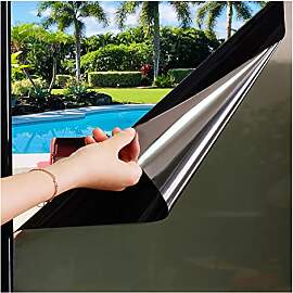Zindoo Fensterfolie Spiegelfolie Blickdicht