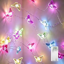 ZingBox Schmetterling Lichterkette, 2 Meter, 20