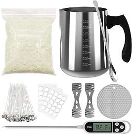 ZIONYA DIY Kerzen-Herstellungs-Set aus Sojawachs