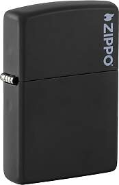 Zippo 1290005 Feuerzeug 218Zl Black Matte with Logo