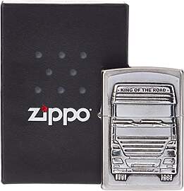 Zippo 1300176 Feuerzeug 200 King of The Road Emblem