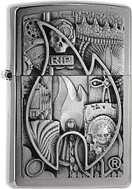 Zippo 16396 Feuerzeug, Chrom, Silber, 6.0 x 4.0 x