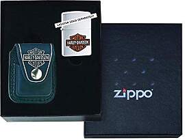 Zippo 1859112 H-D Pouch Black Gift-Set (ohne