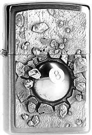 Zippo 2004738 Sturmfeuerzeug, Classic, Edelstahl,