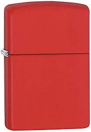 Zippo 233 Classic Feuerzeug, Red Matte, 5, 5cm, 13 