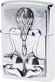 Zippo Feuerzeug 2002548 Kneeling Girl Emblem