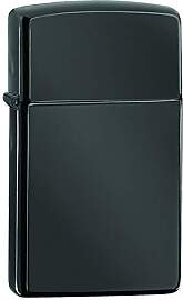 Zippo Feuerzeug Slim Ebony, 041689281236
