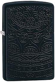ZIPPO | Feuerzeug, Tone on Tone Design, Black Matte