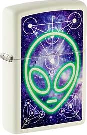 Zippo Sturmfeuerzeug - Alien, Glow-in-The-Dark,