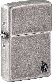 Zippo Sturmfeuerzeug - Antikes Silber - Armor