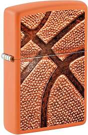 Zippo Sturmfeuerzeug - Basketball, Orange Matte,