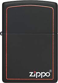 Zippo Sturmfeuerzeug - Classic Black & Red -