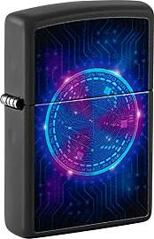 Zippo Sturmfeuerzeug - Ethereum, Black Matte,