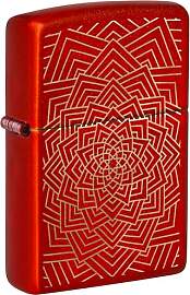 Zippo Sturmfeuerzeug - Flowering Design - Rot