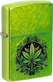Zippo Sturmfeuerzeug - Leaf, Lurid, Color Image -