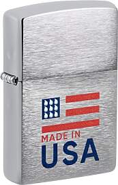 Zippo Sturmfeuerzeug - Made In USA, Brushed