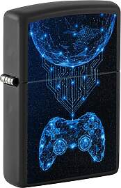Zippo Sturmfeuerzeug - Modell Gaming - Black Matte 