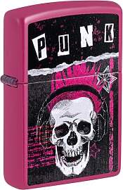 Zippo Sturmfeuerzeug - Punk Skull Design - Colour