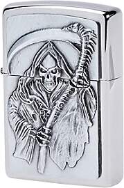 Zippo Sturmfeuerzeug - Reapers Curse, Brushed