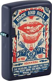 Zippo Sturmfeuerzeug - Rock & Roll Poster -