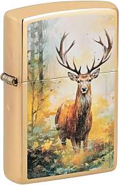 Zippo Sturmfeuerzeug - Watercolour Deer Design -