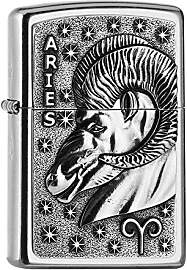 Zippo Sturmfeuerzeug - Zodiac Aries, Street