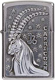 Zippo Sturmfeuerzeug - Zodiac Capricorn, Street