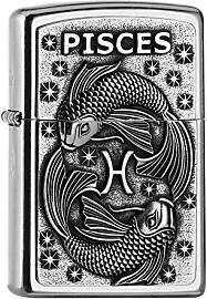 Zippo Sturmfeuerzeug - Zodiac Pisces, Street