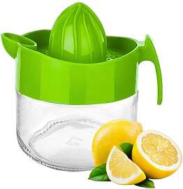 Zitronenpresse aus Glas, Orange, Grapefuit,