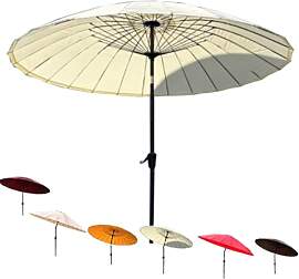 ZIUSFAC Shanghai Sonnenschirm 250 cm Kippbarer