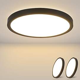 ZMH Deckenlampe LED Deckenleuchte Flach - 2ER