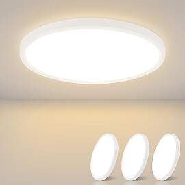 ZMH Deckenlampe LED Deckenleuchte Flach - 3ER