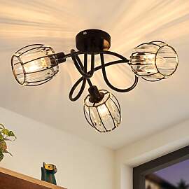 ZMH Deckenleuchte Vintage Deckenlampe 3 Flammig -