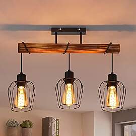 ZMH Deckenleuchte Wohnzimmer Vintage Deckenlampe