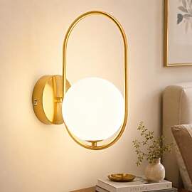 ZMH Wandleuchte Innen Wandlampe Modern - Gold aus