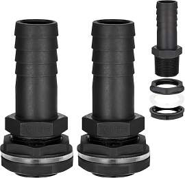 Zocipro 2 Stück Tankdurchführung 1 Zoll, 25mm