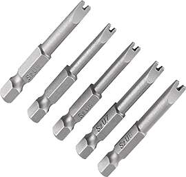 Zohino U-Typ-Schraubendreher-Bits, U4, U5, U6, U7, 