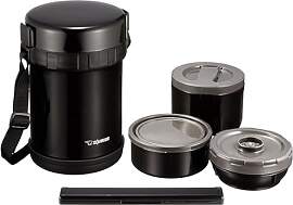 Zojirushi Thermo-Brotdose, Edelstahl Lunchbox